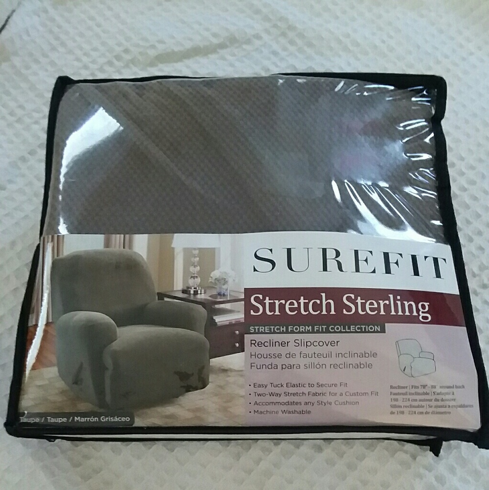 Surefit Stretch Sterling Recliner Slipcover